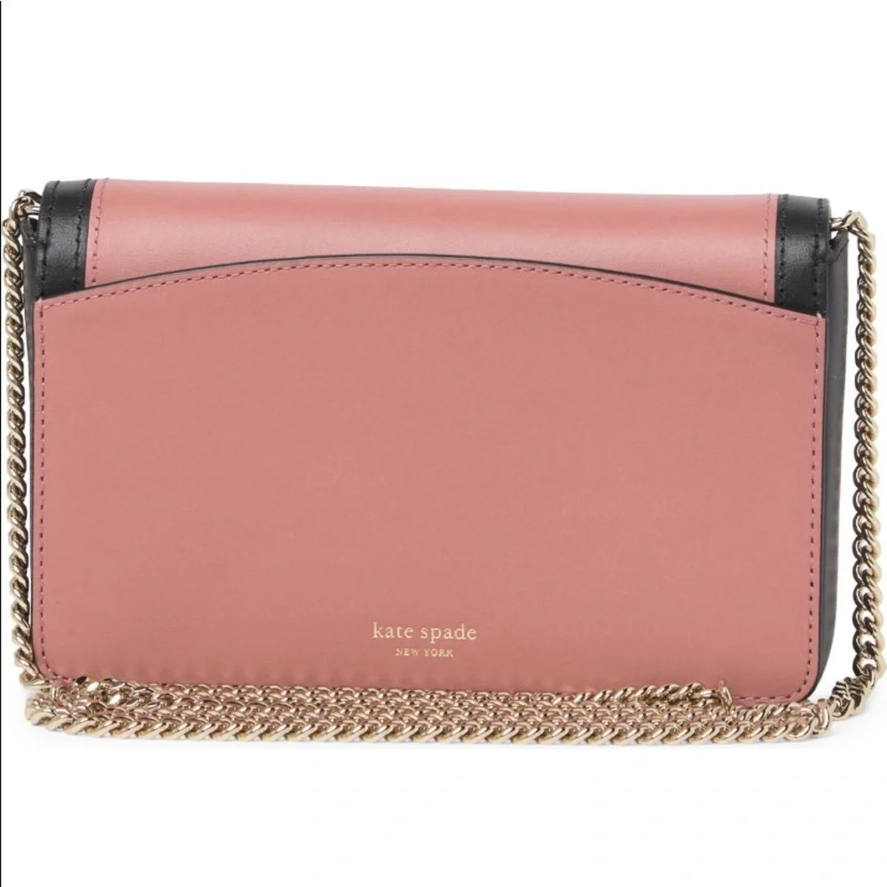 KATE SPADE NEW YORK gentle panda chain crossbody wallet
